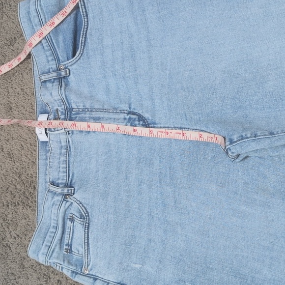 LOFT Light Wash Straight Leg Jeans size 14 - Picture 7 of 12